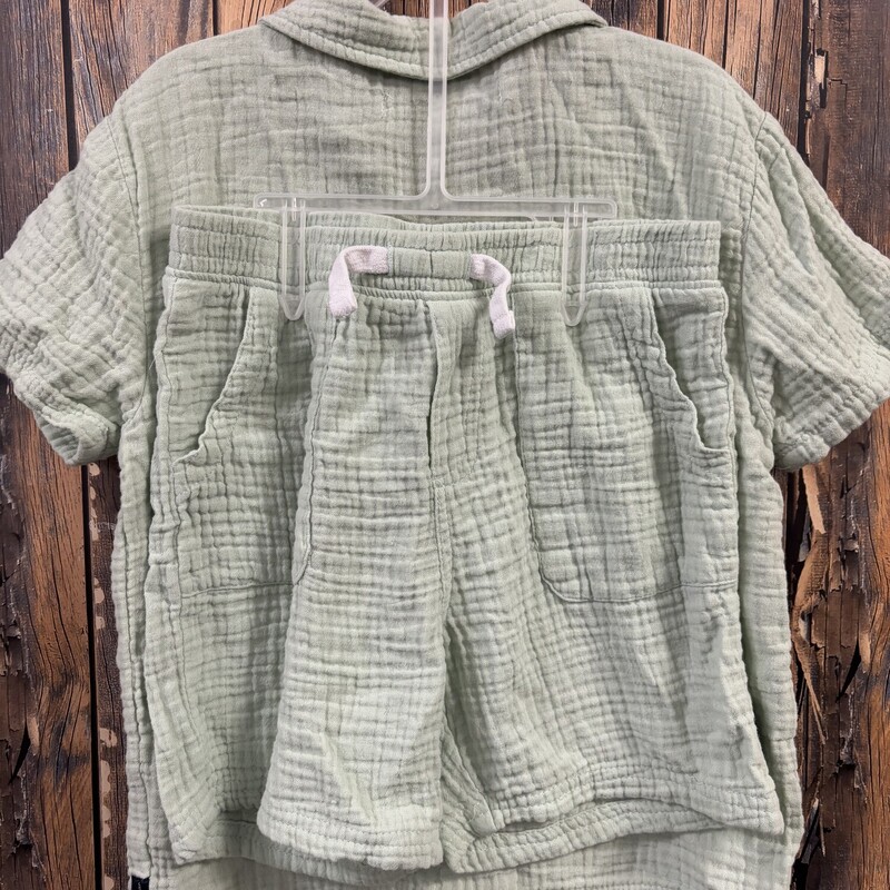Green 100% Cotton Set, Size: 7