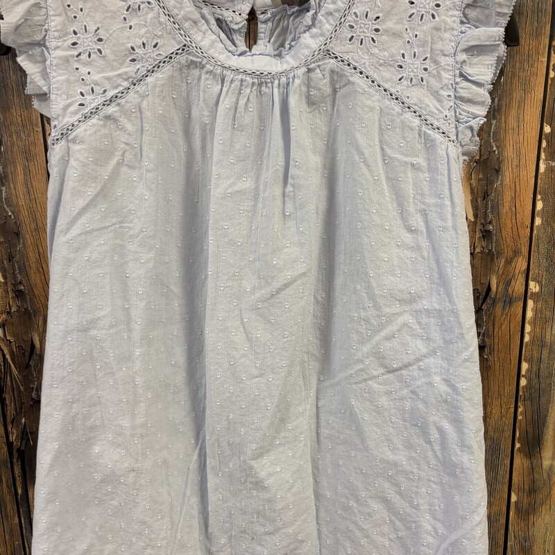 Lightblue Eyelet Shirt, Size: Xl