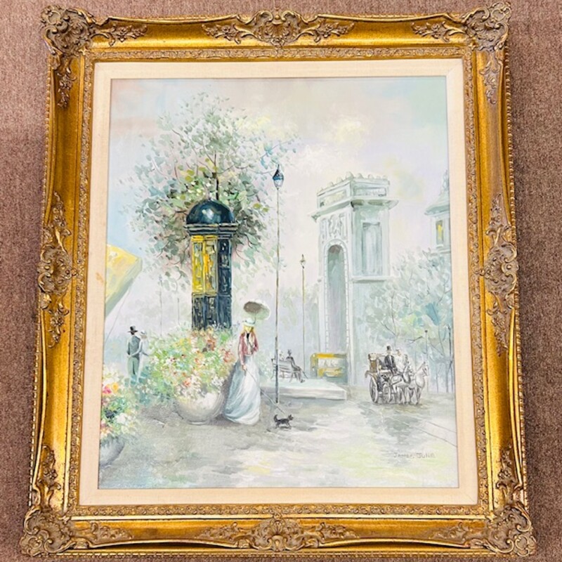 JJulieLadywithParasol Oil
