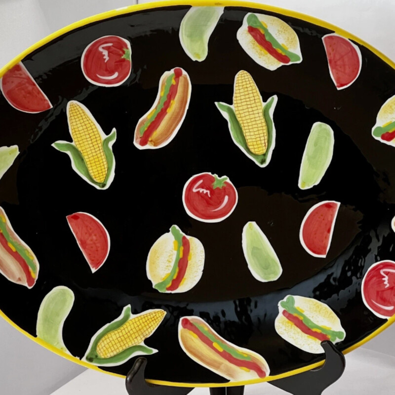 BBQ Oval Serving Platter
