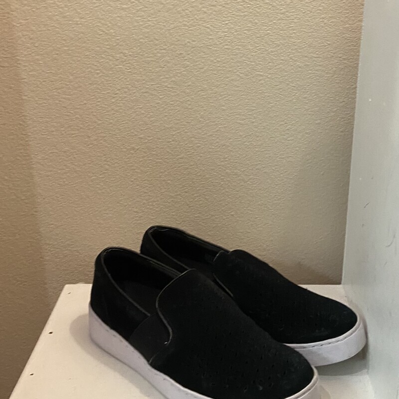 Blk Perf Slip Sneaker
