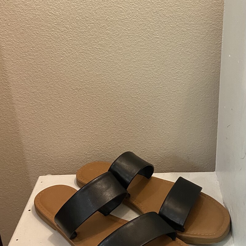 Blk 2 Band Sandal