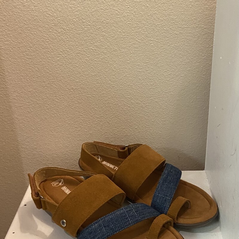 NEW Den/Br Suede Sandal