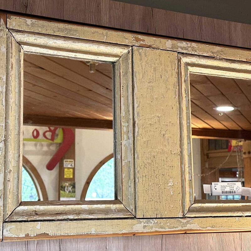 Shabby Wooden Mirror