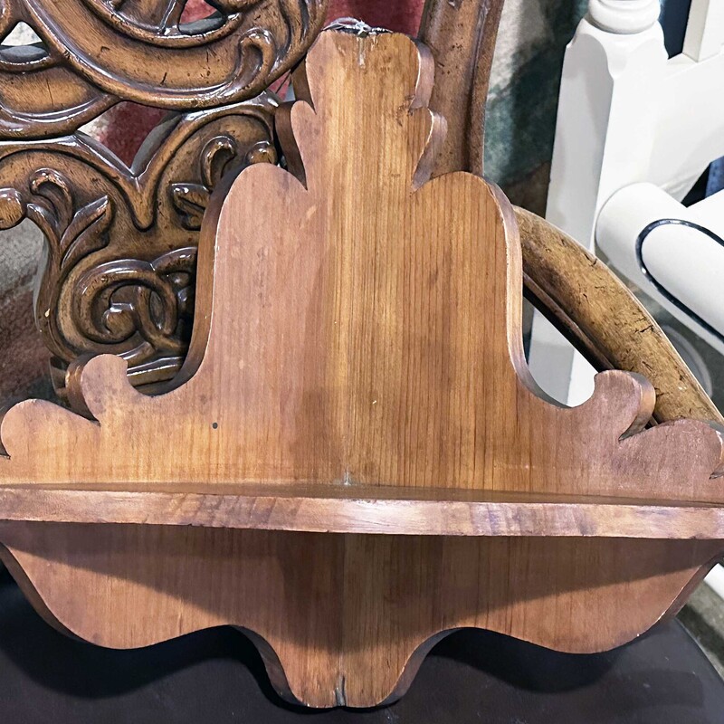 Corner Wood Shelf