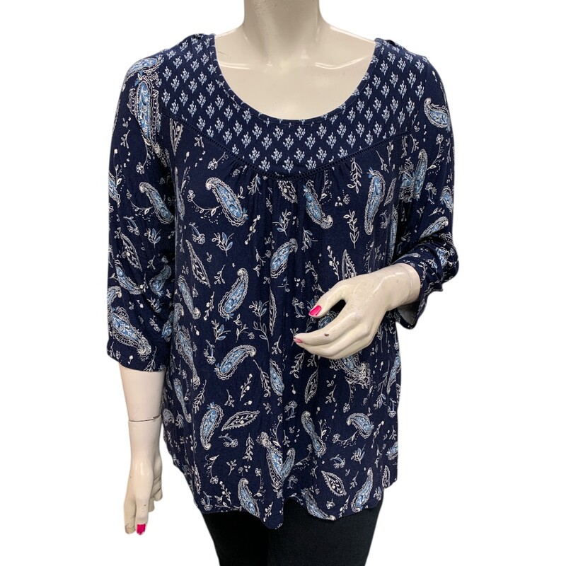 Westport, Nvy/whit, Size: 3X
