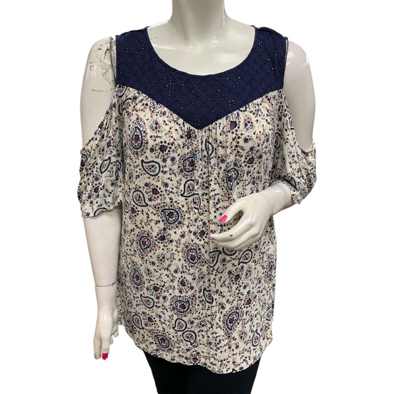 Torrid, Blue/whi, Size: 3X