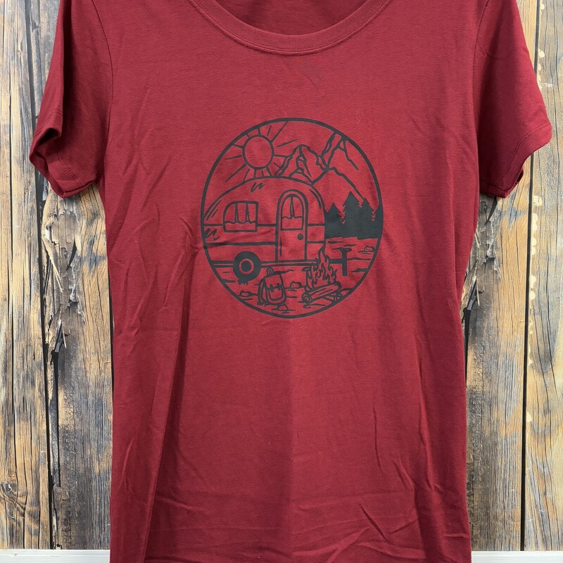 Red Camper Tee, Size: L
