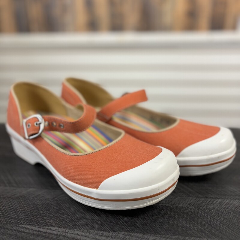 Dansko Orange Shoes, Size: 8.5