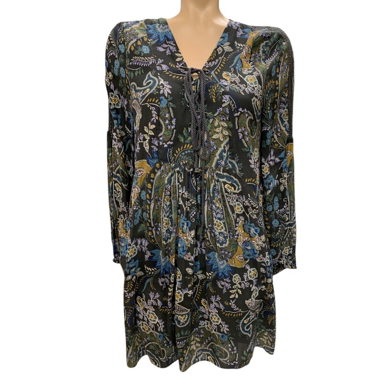 Free People Tunic, Nvy/brwn, Size: M
