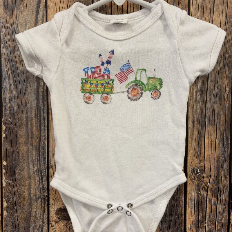 Tractor USA Onesie, Size: 3-6 Months