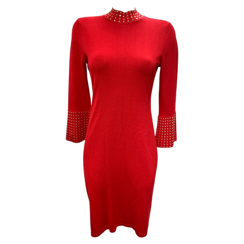 Calvin Klein Dress, Red, Size: S