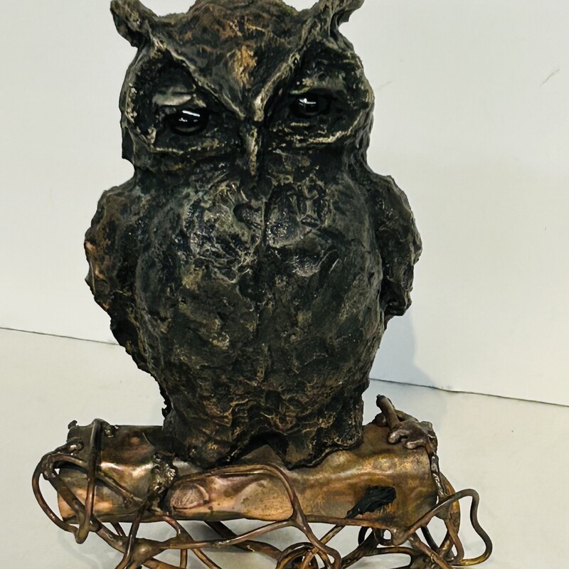 Bronze Branch Owl Sculpt