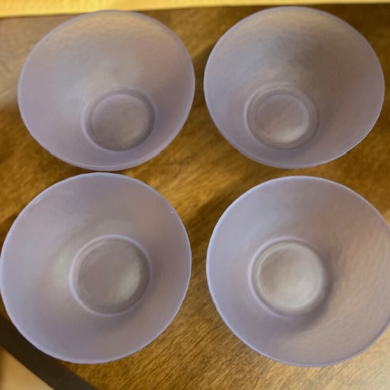 S4 Frosted Glass Bowls