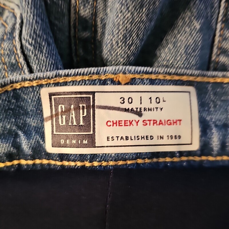 GAP JEANS, DENIM, Size: 10