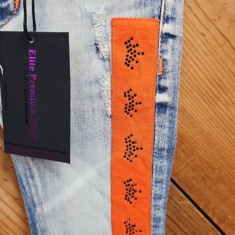 NEW ELITE PREMIUM JEANS, DENIM, Size: 5-6