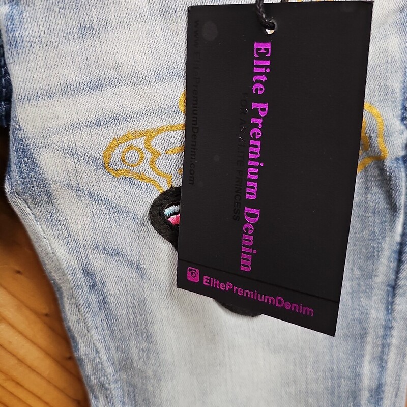 NEW ELITE PREMIUM JEANS, DENIM, Size: 5-6