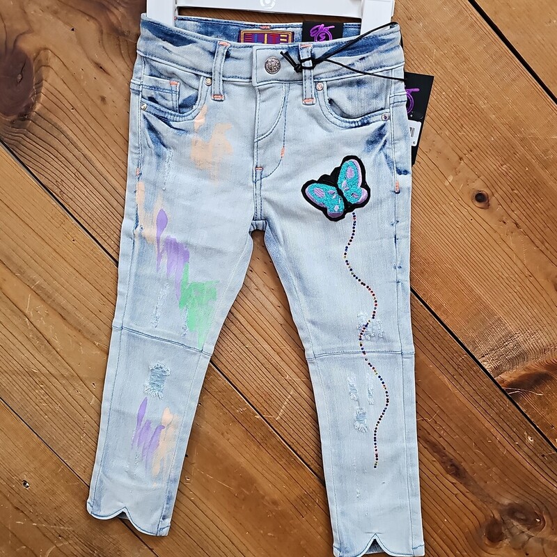NEW ELITE PREMIUM JEANS, DENIM, Size: 5-6