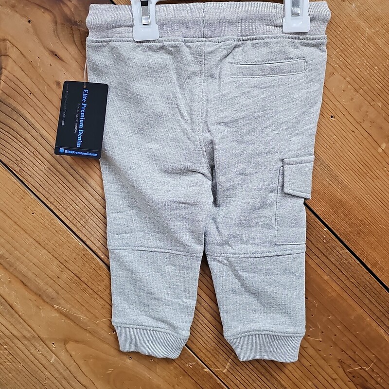 NEW ELITE PREMIUM PANTS, GRAY, Size: 12MONTHS