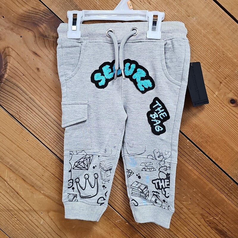 NEW ELITE PREMIUM JEANS, BLACK, Size: 3MONTHS