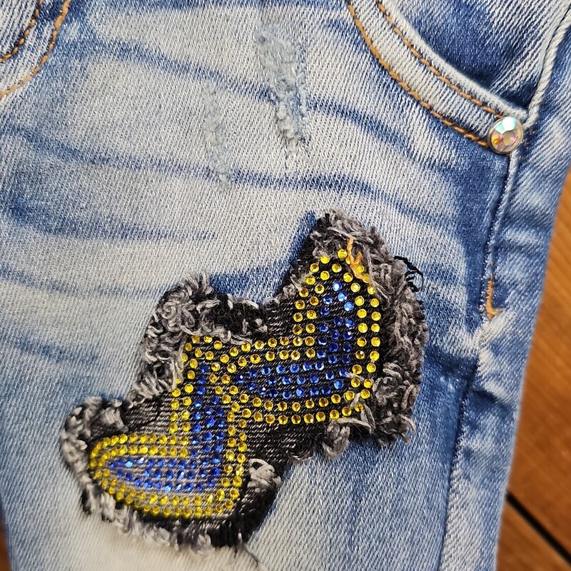 NEW ELITE PREMIUM JEANS, DENIM, Size: 9MONTHS
