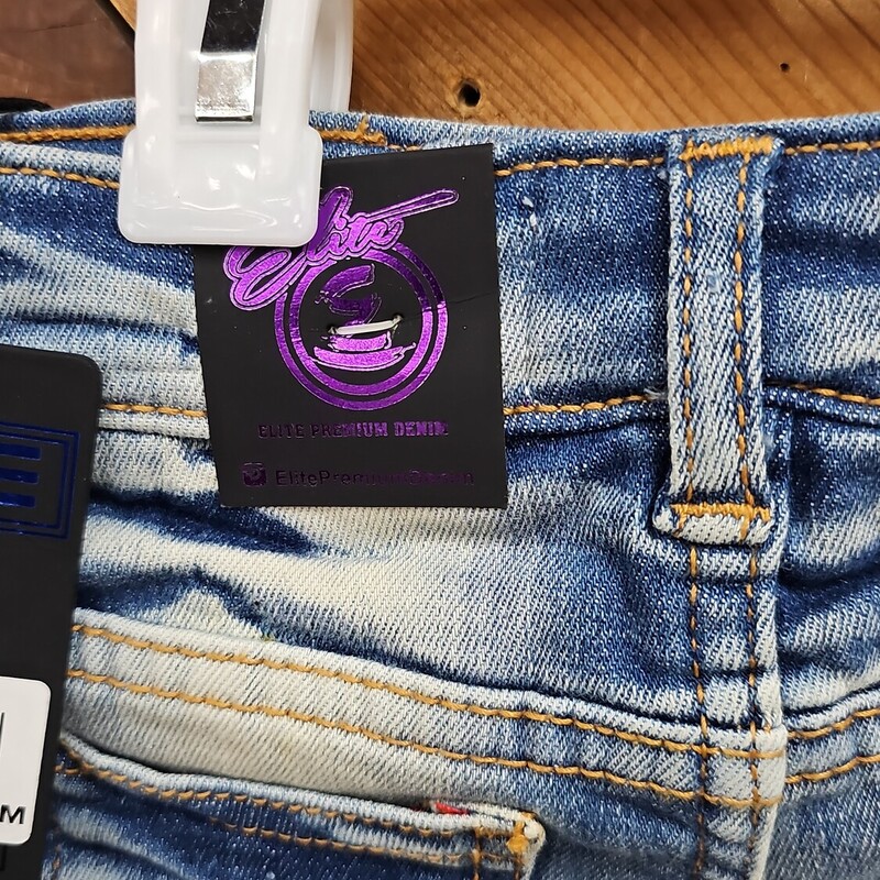 New Elite Premium Jeans, DENIM, Size: 9MONTHS
