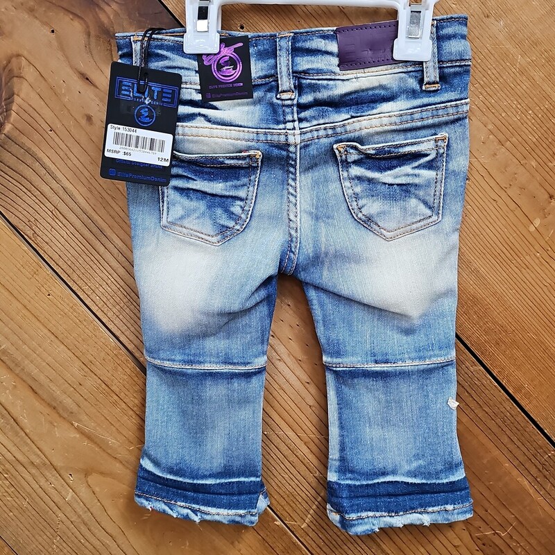New Elite Premium Jeans, DENIM, Size: 9MONTHS