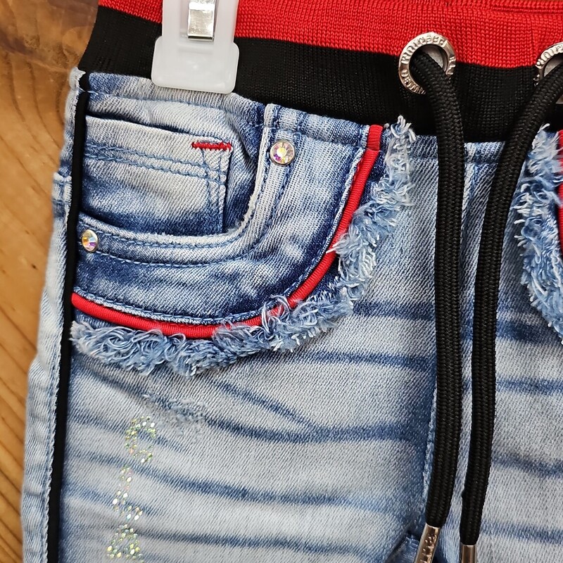 NEW ELITE PREMIUM JEANS, DENIM, Size: 9MONTHS