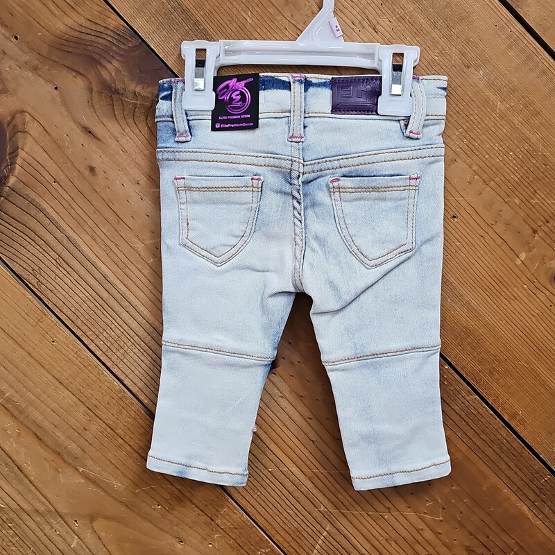 NEW ELITE PREMIUM JEANS, DENIM, Size: 6MONTHS