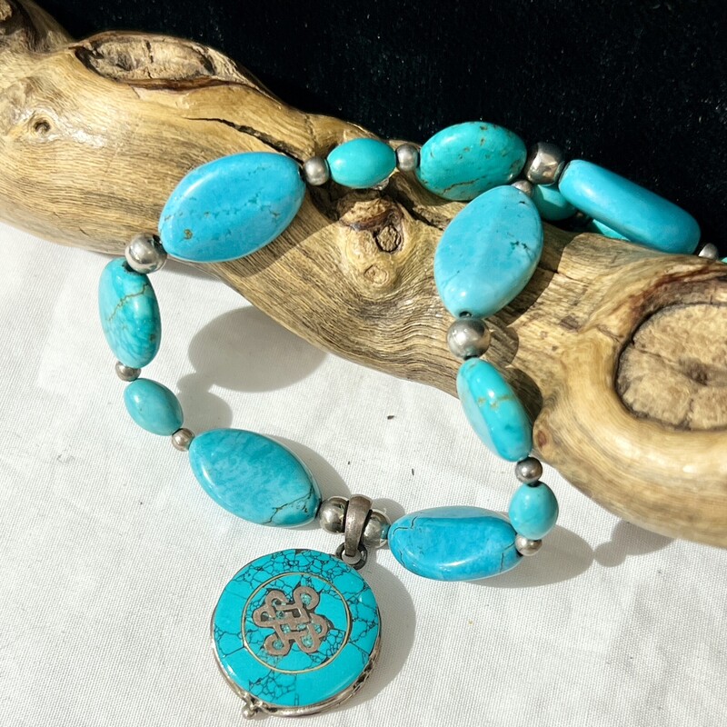 Sterling Turquoise Celtic necklace