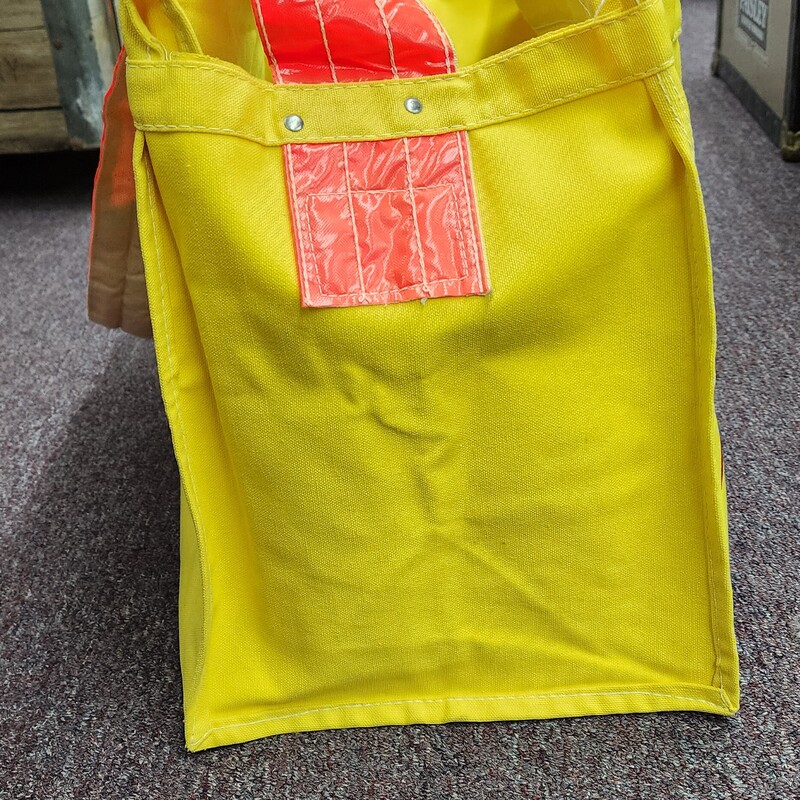 Courier Express Delivery Bag, Yellow, Size: New