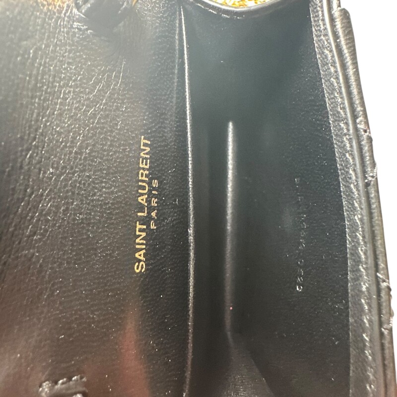 Saint Laurent Mini Gabby Wallet On A Chain<br />
<br />
Style Code: BND685612.0523<br />
<br />
Dimensions: 3.5H x 5.1W x 0.9D<br />
<br />
In very good condition. Minor scratching on hardware.<br />
<br />
Come with original dust bag. No box.