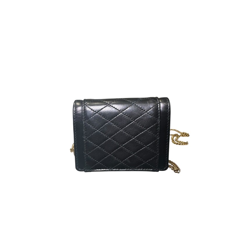 Saint Laurent Mini Gabby Wallet On A Chain

Style Code: BND685612.0523

Dimensions: 3.5H x 5.1W x 0.9D

In very good condition. Minor scratching on hardware.

Come with original dust bag. No box.