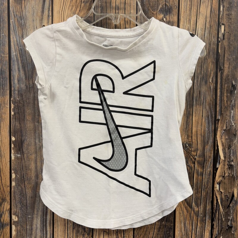 White Nike Air Shirt, Size: 2T
