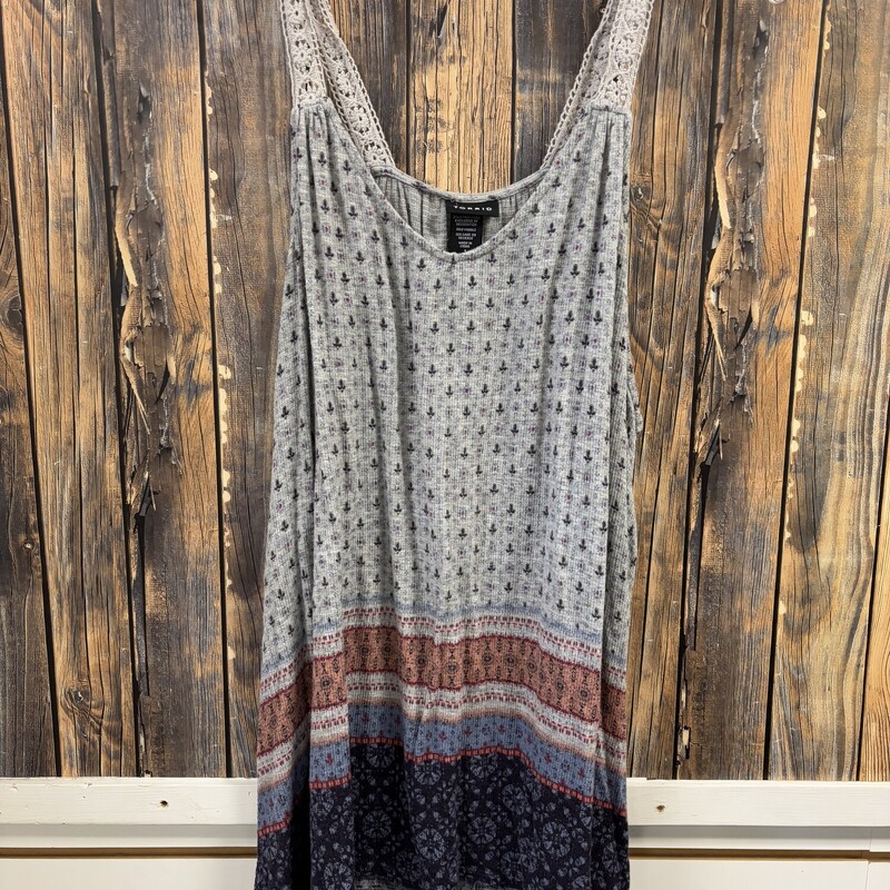 Torrid Crochet Strap Tank, Size: 1