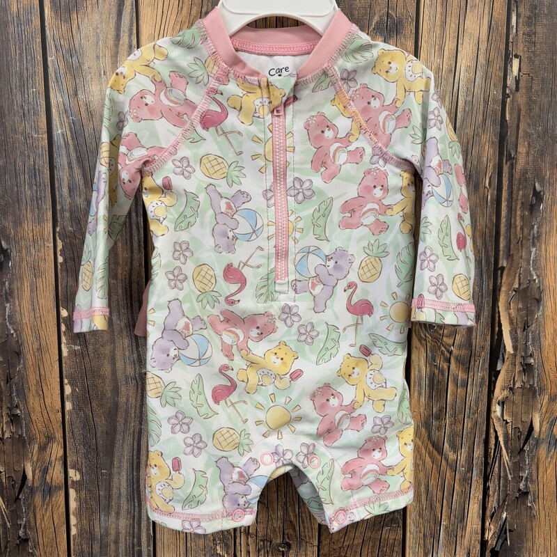 Care Bears Swim Suit, Size: 3-6 M