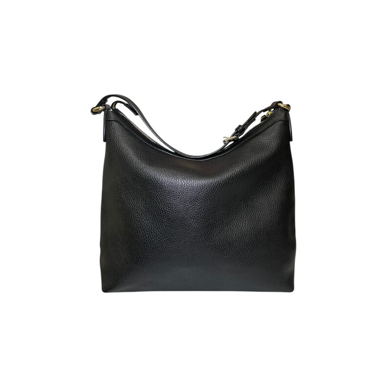 Gucci Dollar Calfskin GG Leather Black Hobo Bag<br />
<br />
Style Code:449711 467891<br />
<br />
Dimensions:<br />
<br />
Base length: 12.50 in<br />
<br />
Height: 10.25 in<br />
<br />
Width: 5.00 in<br />
<br />
Drop: 6.00 in<br />
<br />
In very good condition. Some minor scratches on hardware.<br />
<br />
Does not come with original dust bag or box.