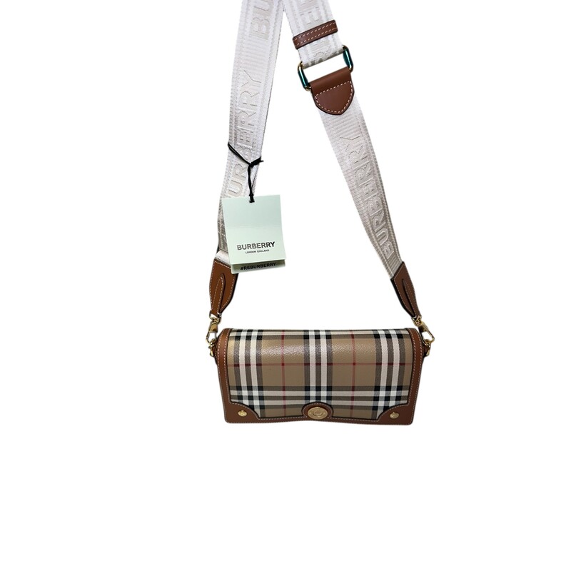 Burberry Vintage Note Check Shoulder<br />
<br />
Size: Small<br />
<br />
In excellent condition. Still has original tags.<br />
<br />
Does not come with the original dust bag or box.