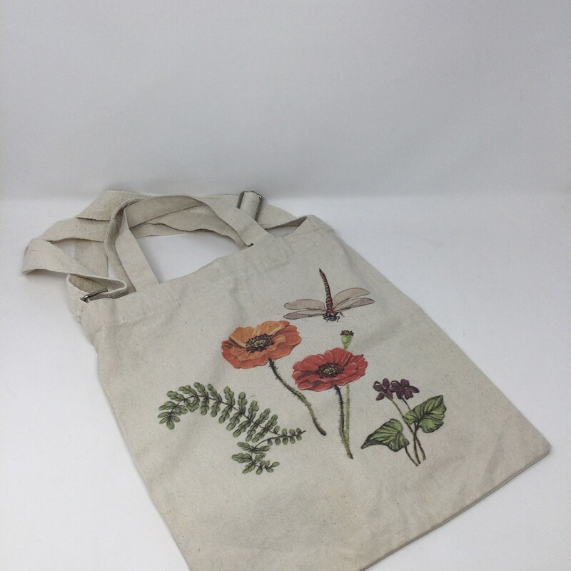 Dragonfly & Poppy Tote