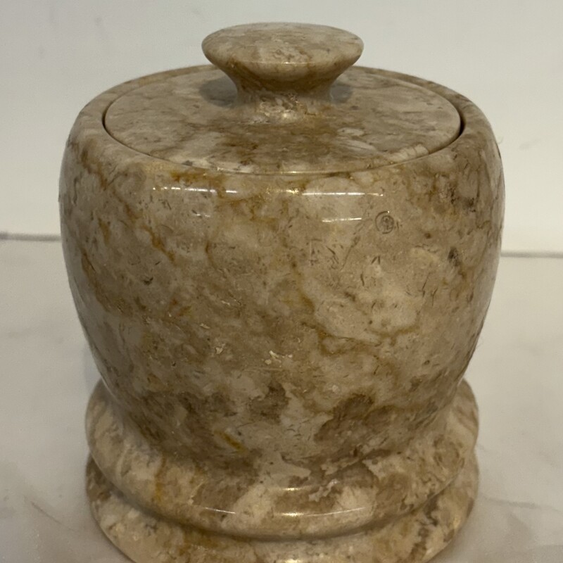 Marble Lidded Jar