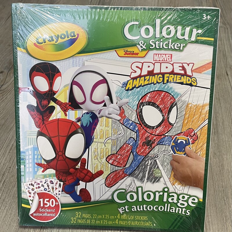 Crayola Spidey Sticker Book
Multi, Size: Paperback