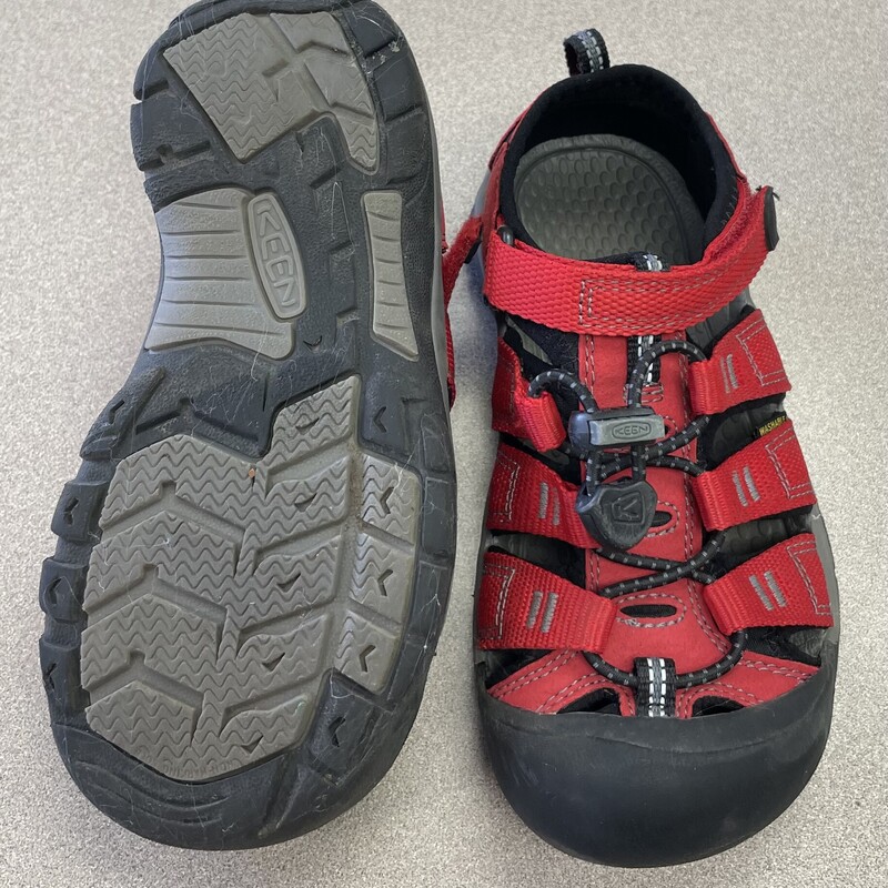 Keen Sandals, Red, Size: 13Y