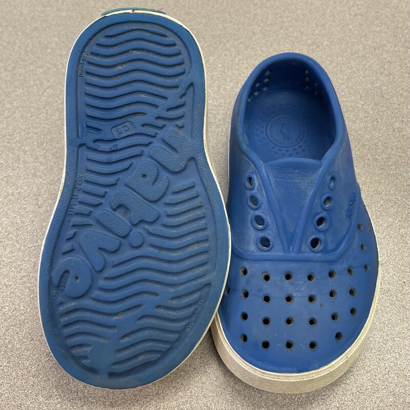 Native Miller Shoes, Blue, Size: C8