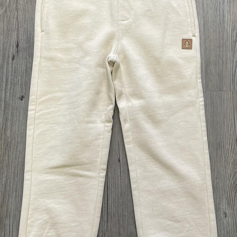 Batela Fleece Joggers, Beige, Size: 6Y
