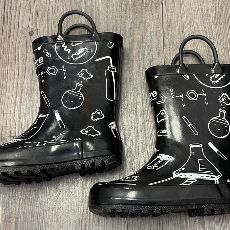 Aspire Rain Boots, Black, Size: 6T