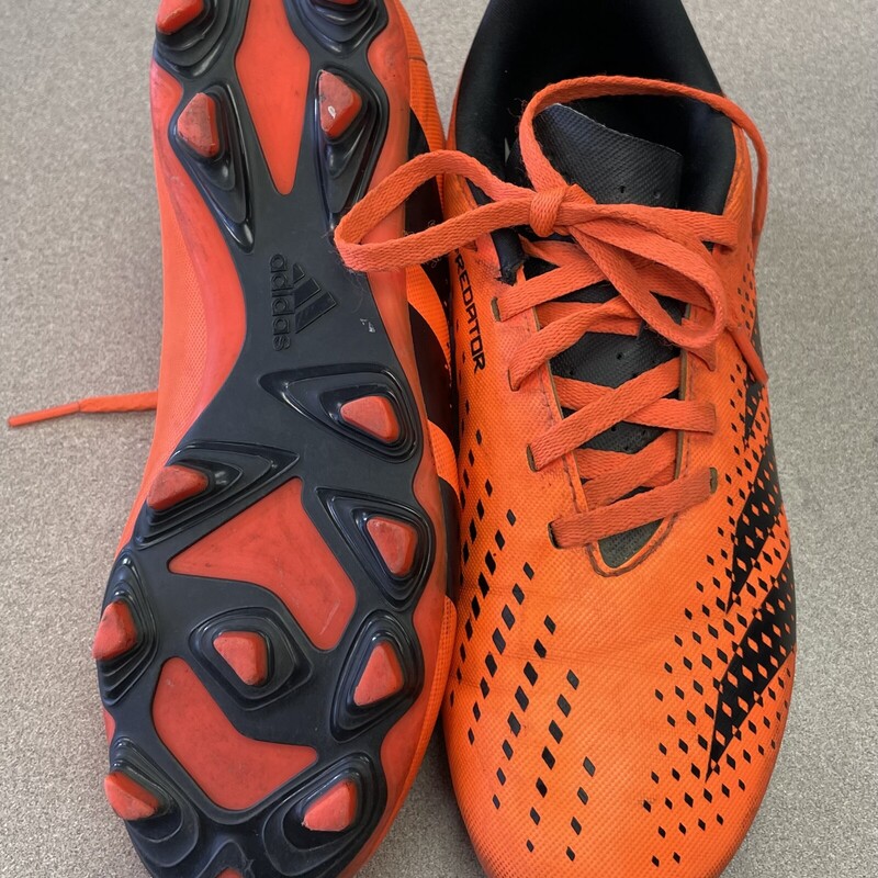 Adidas Predator Soccer Cl, Orange, Size: 4Y