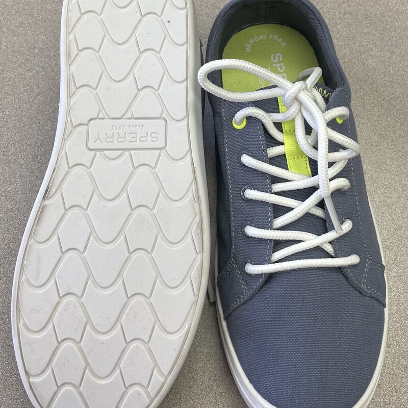 Sperry Topsider
Washable
 Grey, Size: 4Y