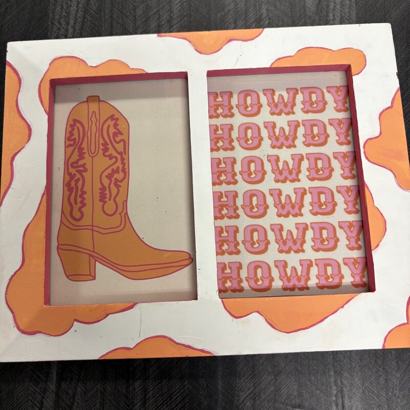 Cowgirl Howdy Frame, Size: 10x8 In