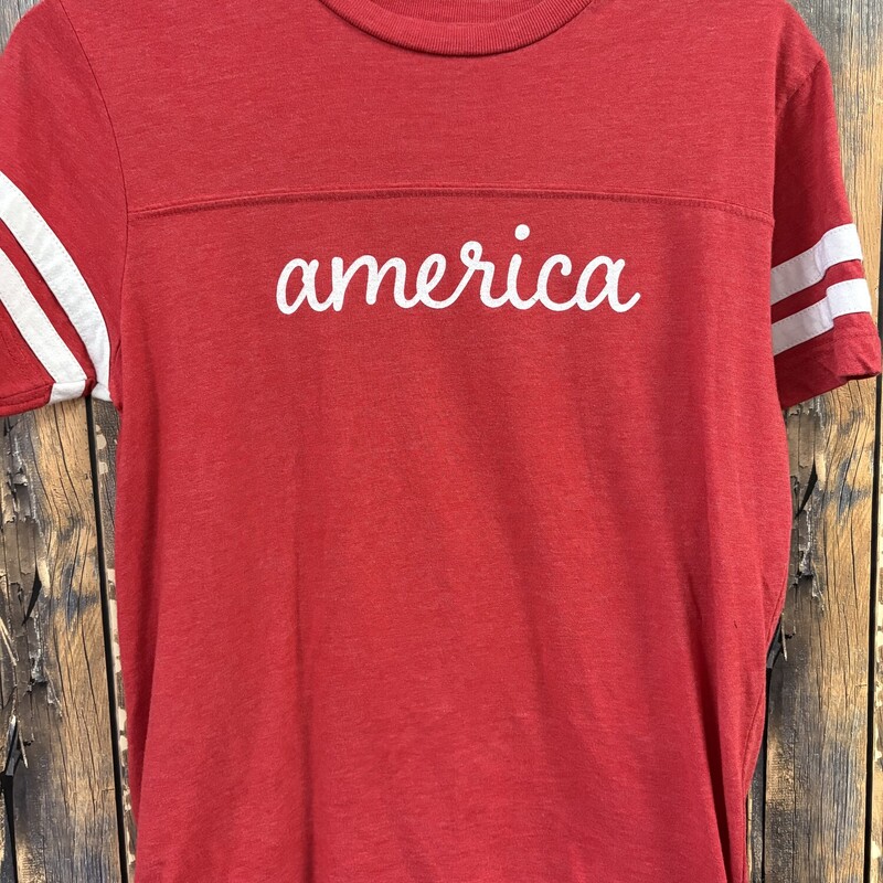 Red America Shirt, Size: S