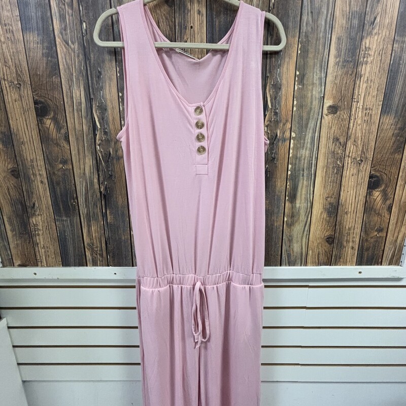 Light Pink Jumpsuit, Size: 1X